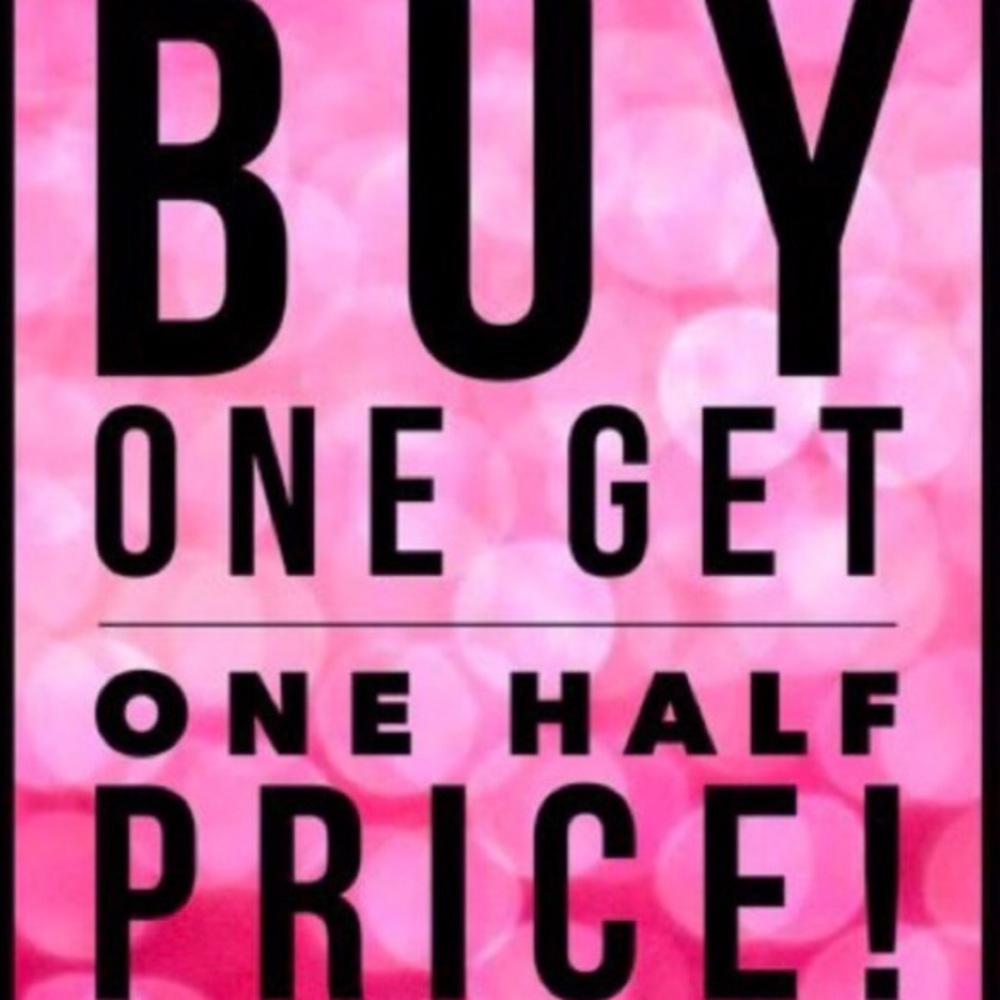 buy 1 get 50% off 2nd item Buy 3 get  4th free